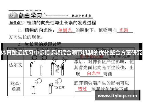 体育跳远练习中步幅步频综合调节机制的优化整合方案研究